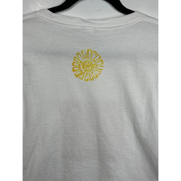 Crazy Shirts Hawaii Original 3/4 Sleeve Women's Sunburst T-Shirt White Size 2XL - Picture 7 of 12